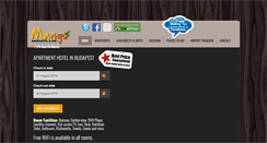 Desktop Screenshot of mangohotelbudapest.com